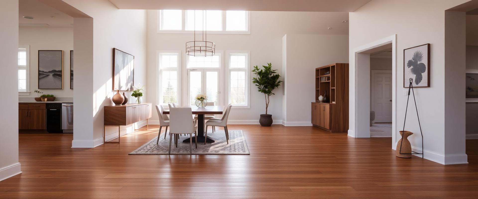 Residential hardwood flooring